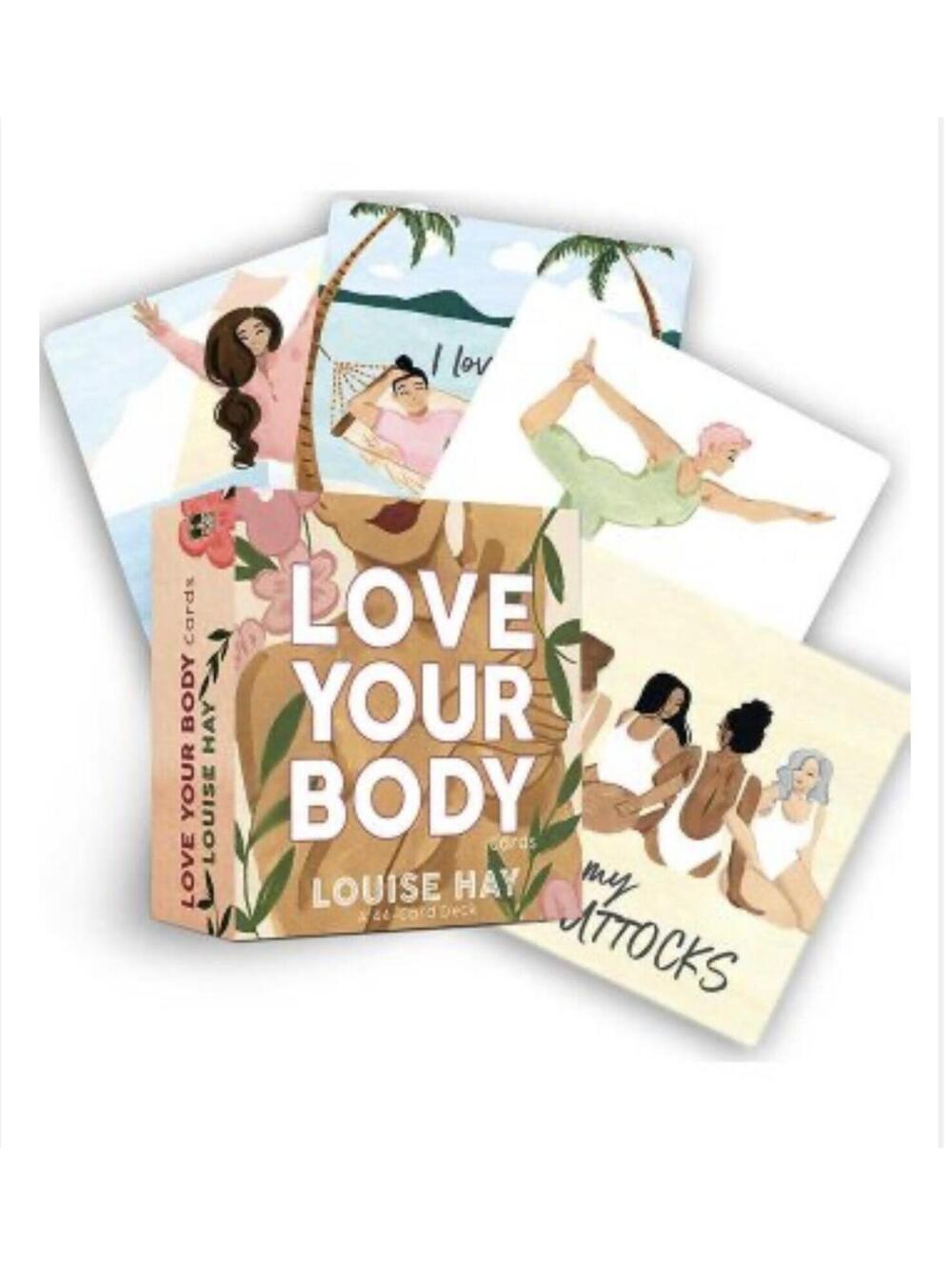 NIB Louise Hay Love Your Body Cards 44-Card Affirmation Deck